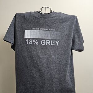 George Eastman House 18% Grey Photography T-Shirt XL Delta Magnum Weight